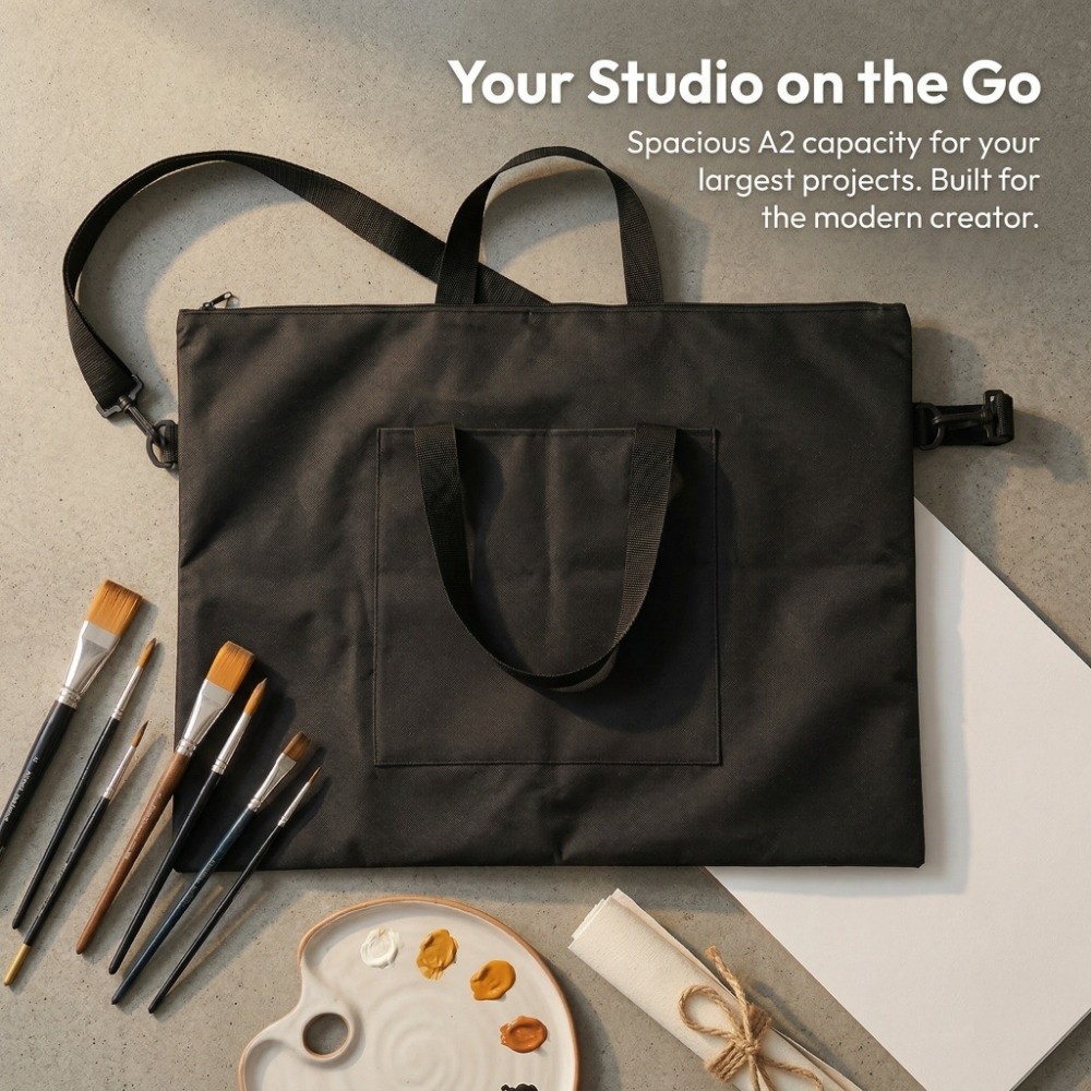 Art Portfolio Bag - กระเป๋าใส่ผลงานศิลปะผ้าแคนวาส A2 Oxford ขนาด 21.3 x