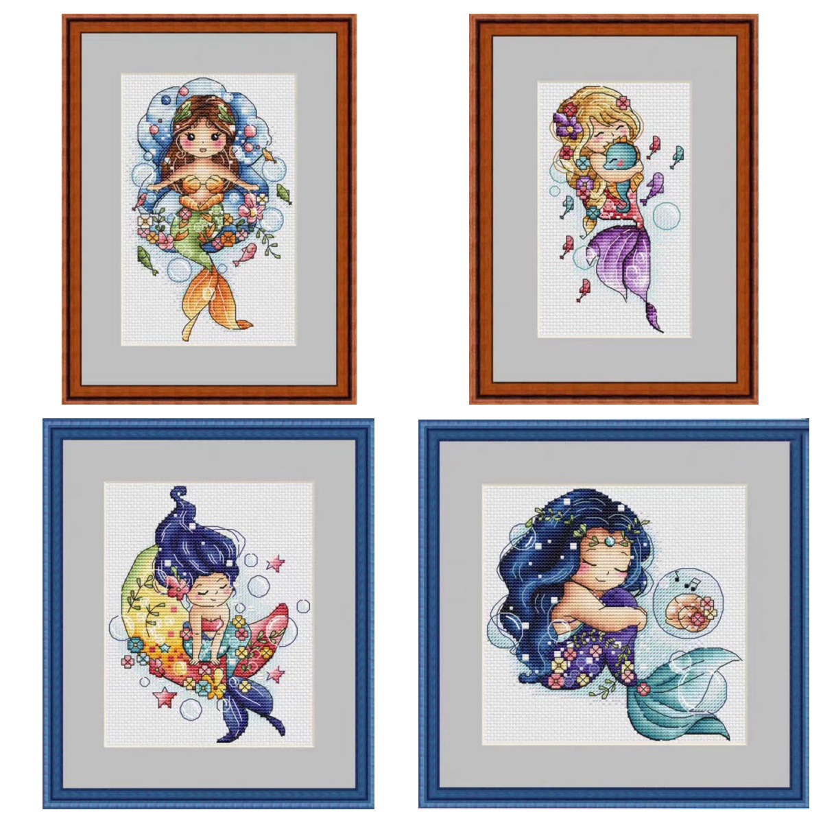 Art Craft And Cloth - ชุดเย็บปักถักร้อย 4860 ชุด สำหรับงานปักครอสติช ชุดครอสติชครบชุด ชุดเย็บปักถักร้อย