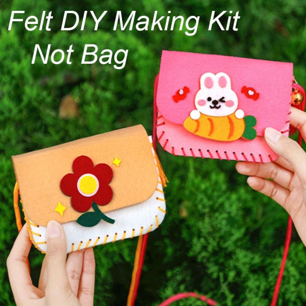 Art Craft Kindergarten - น่ารัก Felt Felt กระเป๋าทําชุดการ์ตูนหัตถกรรม Art Handmade