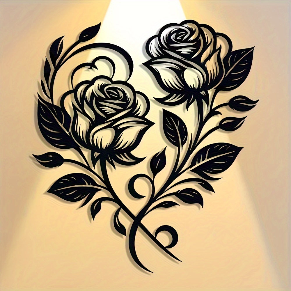 ป้ายโลหะรูปหัวใจกุหลาบสวยงามสไ - Art Craft Bar บทวิจารณ์และราคา