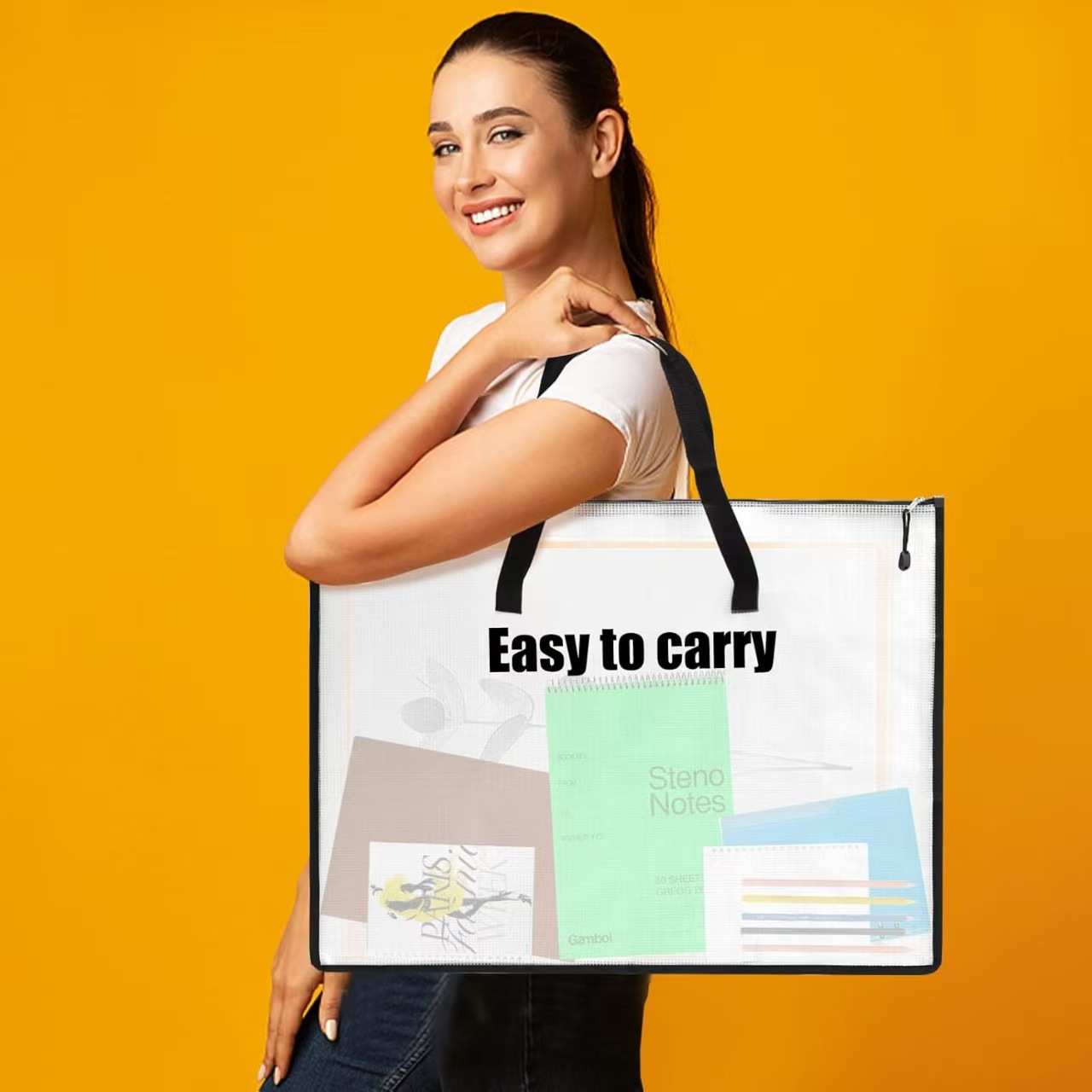 กระเป๋าใส่ผลงานศิลปะขนาด 19x25 - Art Portfolio Bag บทวิจารณ์และราคา