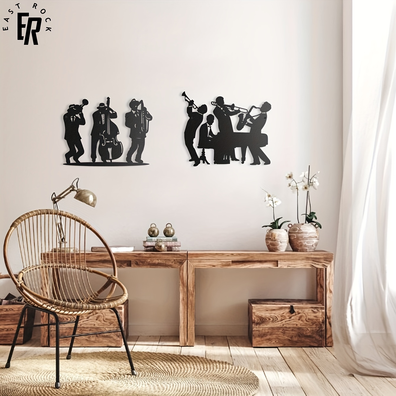 ของตกแต่งผนังรูปเงาดนตรีเมทัล  - Art Craft Bar บทวิจารณ์และราคา