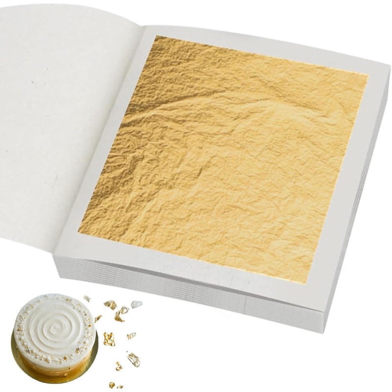 แผ่นทองคำแท้ 24K 3 ขนาด ทองคำบ - Art Craft With Leaves บทวิจารณ์และราคา