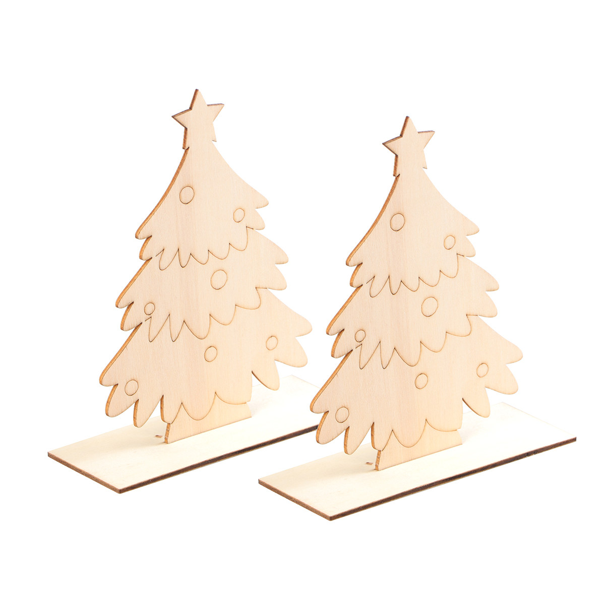 ชุดเครื่องประดับคริสต์มาสไม้ 2 - Art And Craft Xmas Tree บทวิจารณ์และราคา