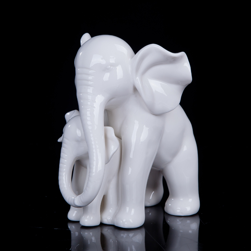 ช้างกระเบื้องพอร์ซเลนหยกสีขาวส - Art Craft Mother'S Day บทวิจารณ์และราคา