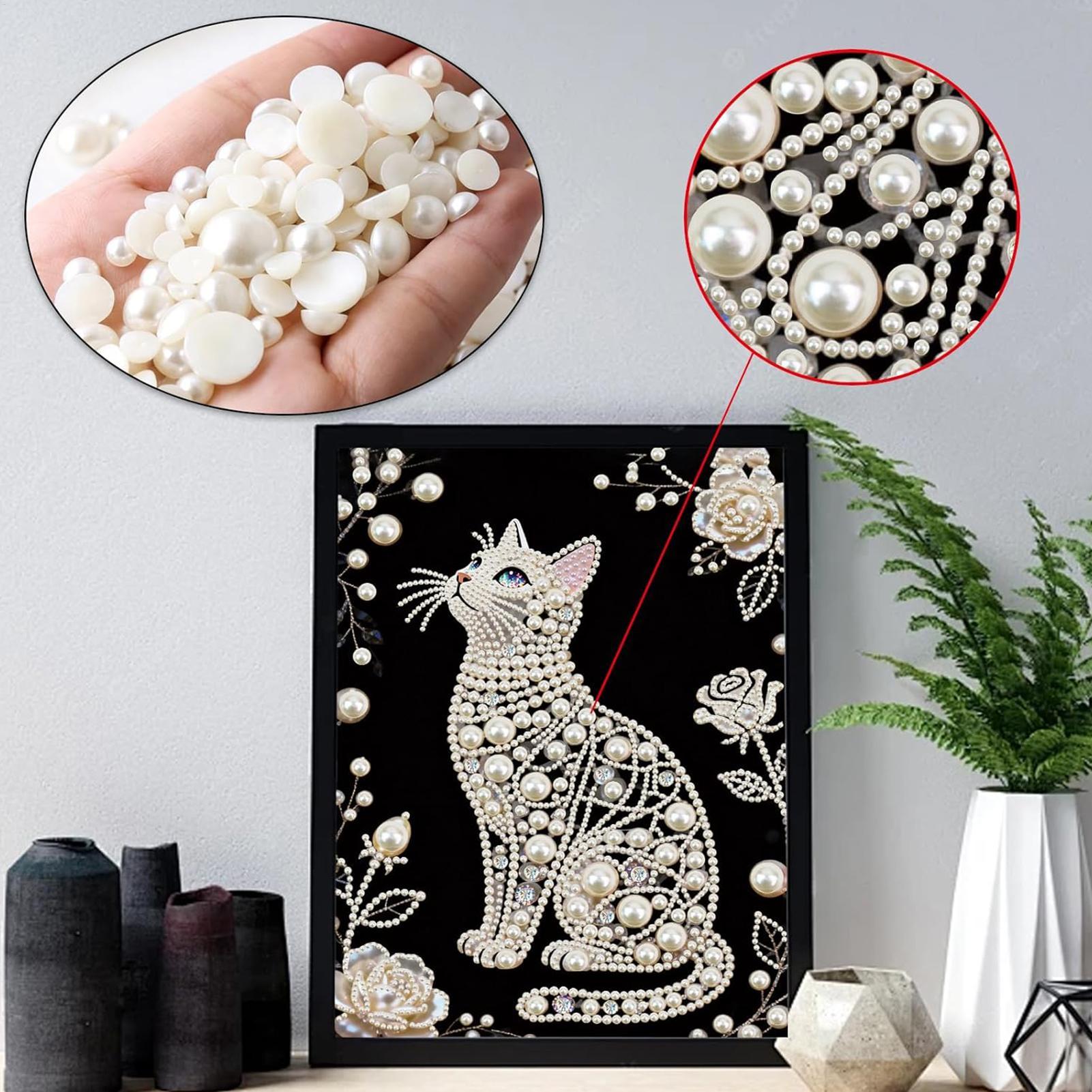 ชุดภาพวาดไข่มุกรูปแมว DIY งานฝ - Art Craft Mother'S Day บทวิจารณ์และราคา