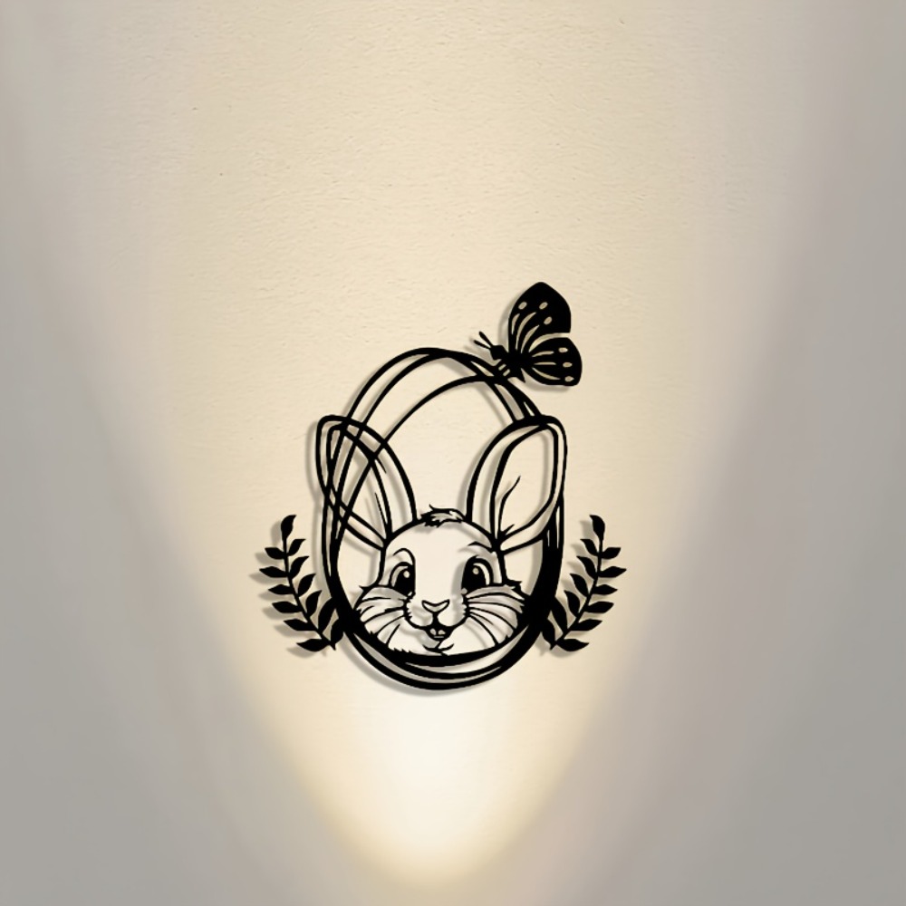 CIFBUY งานศิลปะติดผนังโลหะรูปก - Art Craft Rabbit บทวิจารณ์และราคา