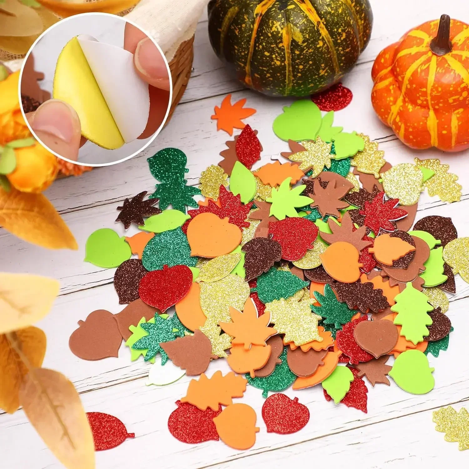 ศิลปะการตกแต่งรูปใบไม้ร่วงแบบท - Art Craft With Leaves บทวิจารณ์และราคา