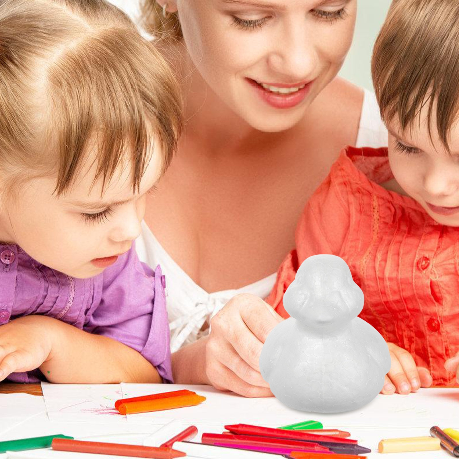 5 ชิ้น รูปเป็ดโฟมสีขาว โพลีสไต - Art Craft Duck บทวิจารณ์และราคา