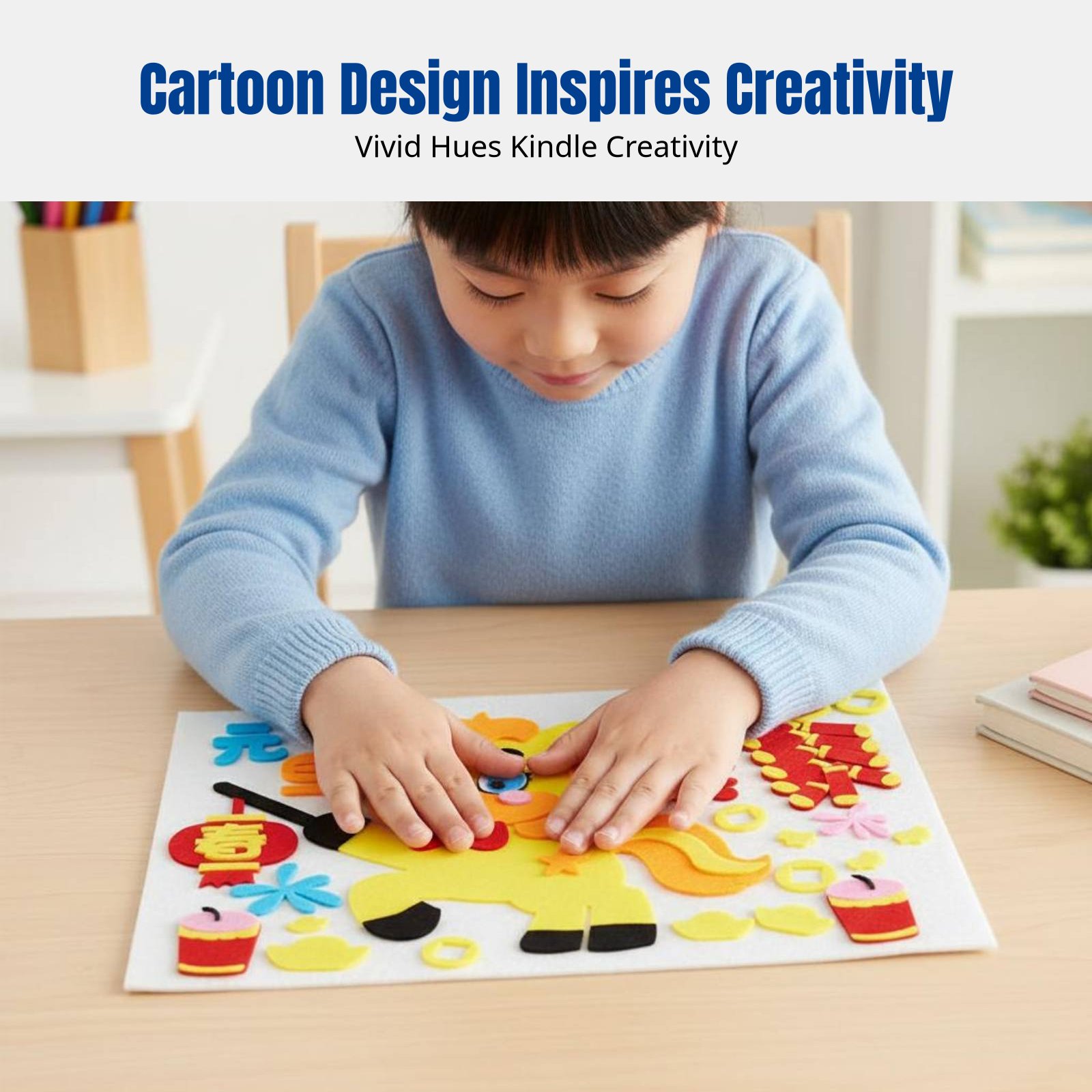 สติกเกอร์ศิลปะผ้า DIY ปีใหม่ 2 - Art Craft Kindergarten บทวิจารณ์และราคา
