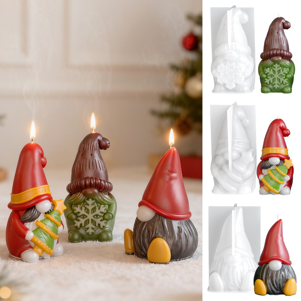 แม่พิมพ์เทียนซิลิโคนรูปคนแคระค - Art And Craft Xmas Tree บทวิจารณ์และราคา