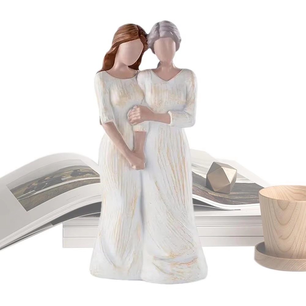 รูปปั้นแม่และลูกสาว งานฝีมือเร - Art Craft Mother'S Day บทวิจารณ์และราคา