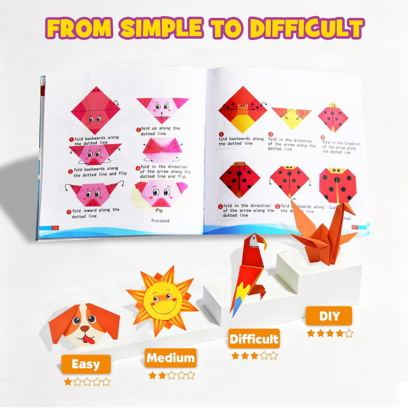 ชุดงานฝีมือกระดาษโอริกามิ หนัง - Art Craft Paper บทวิจารณ์และราคา