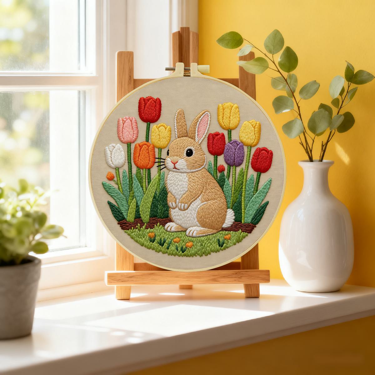 ชุดปักลายกระต่าย 1 ชิ้น ขนาด 2 - Art Craft Rabbit บทวิจารณ์และราคา