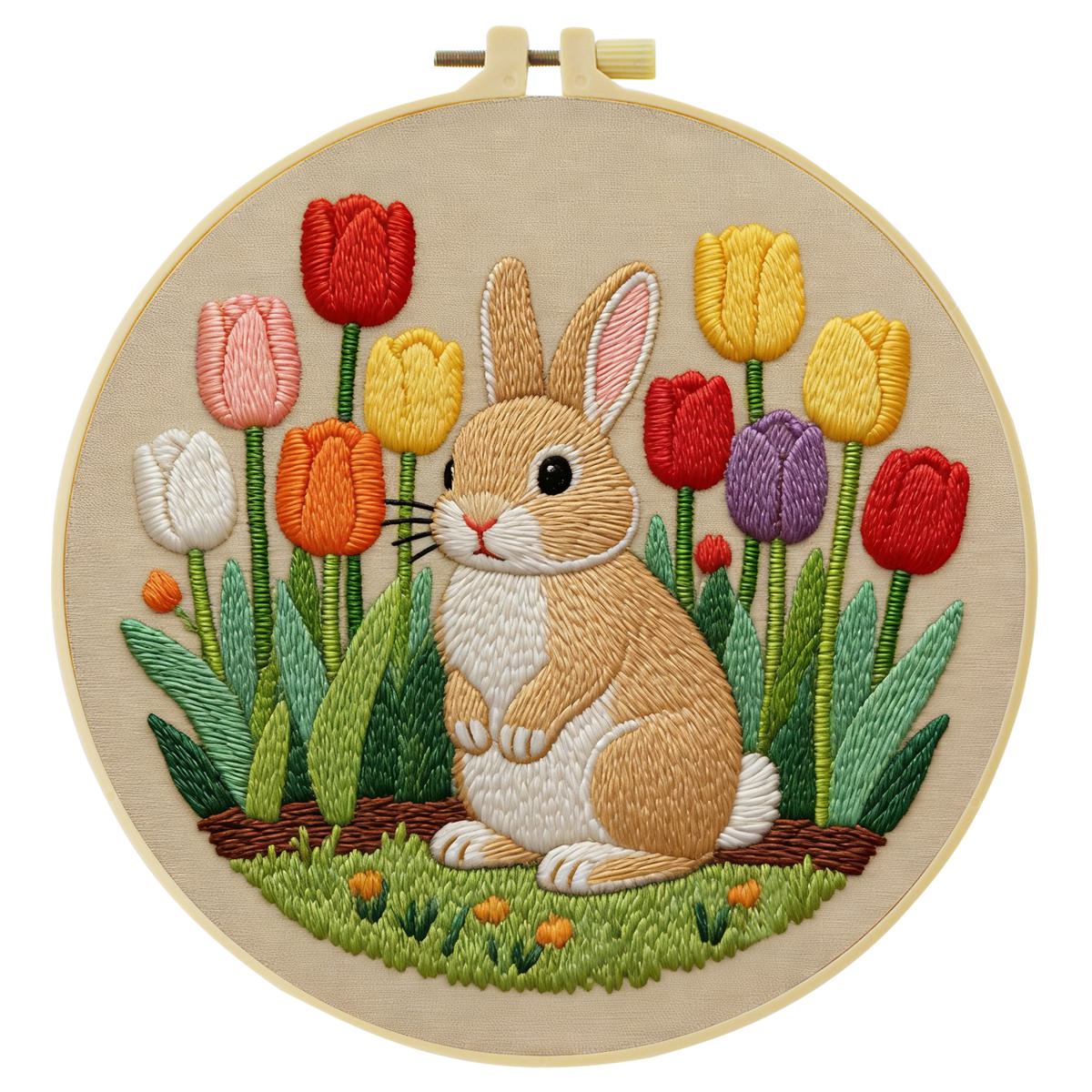 ชุดปักลายกระต่าย 1 ชิ้น ขนาด 2 - Art Craft Rabbit บทวิจารณ์และราคา