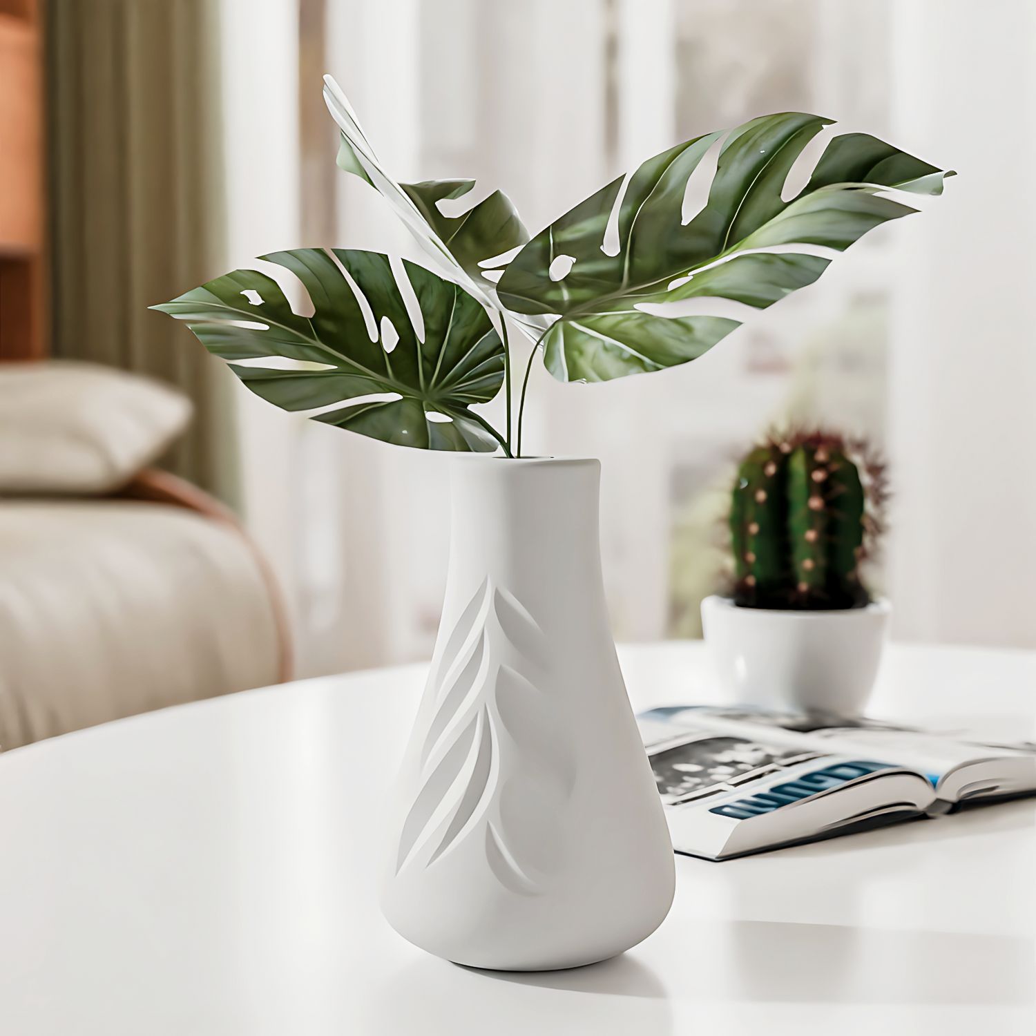 Leaf Texture แจกันแม่พิมพ์ซิลิ - Art Craft With Leaves บทวิจารณ์และราคา