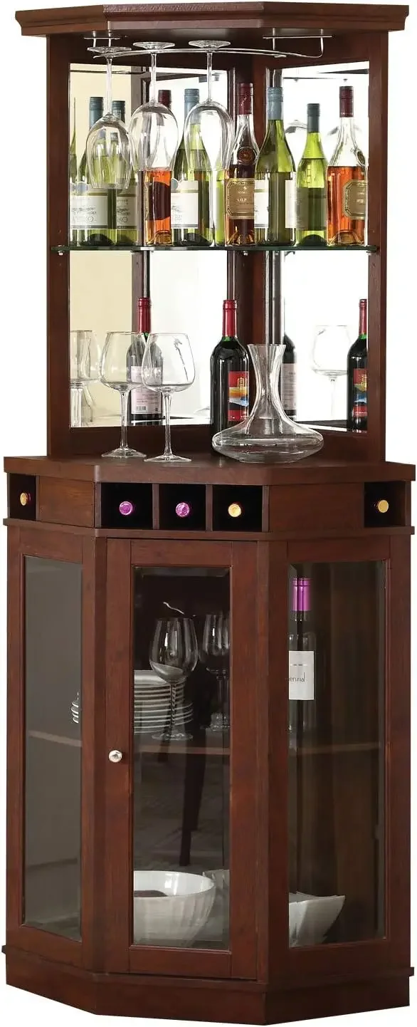 บาร์เข้ามุมกรอบไม้พร้อมชั้นวาง - Art Craft Bar บทวิจารณ์และราคา