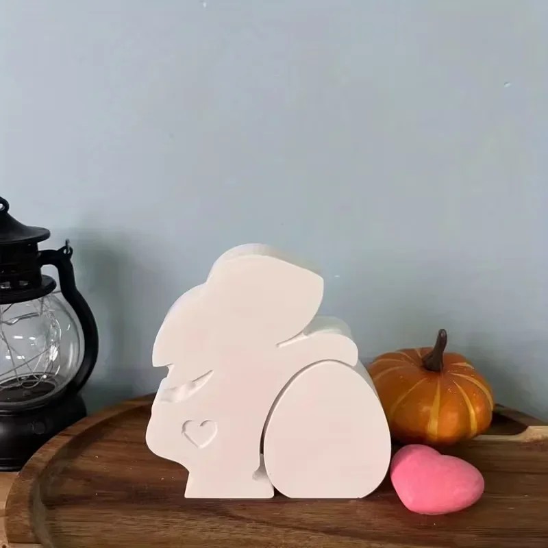 แม่พิมพ์กระต่ายหัวใจพร้อมหาง ส - Art Craft Rabbit บทวิจารณ์และราคา