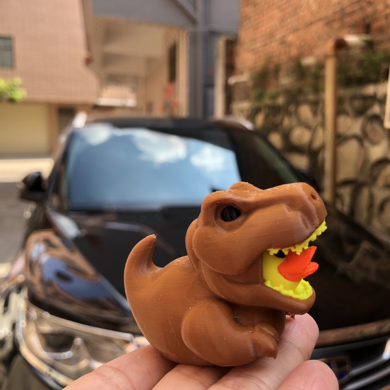 รูปปั้นเป็ดไดโนเสาร์พิมพ์ 3 มิ - Art Craft Duck บทวิจารณ์และราคา