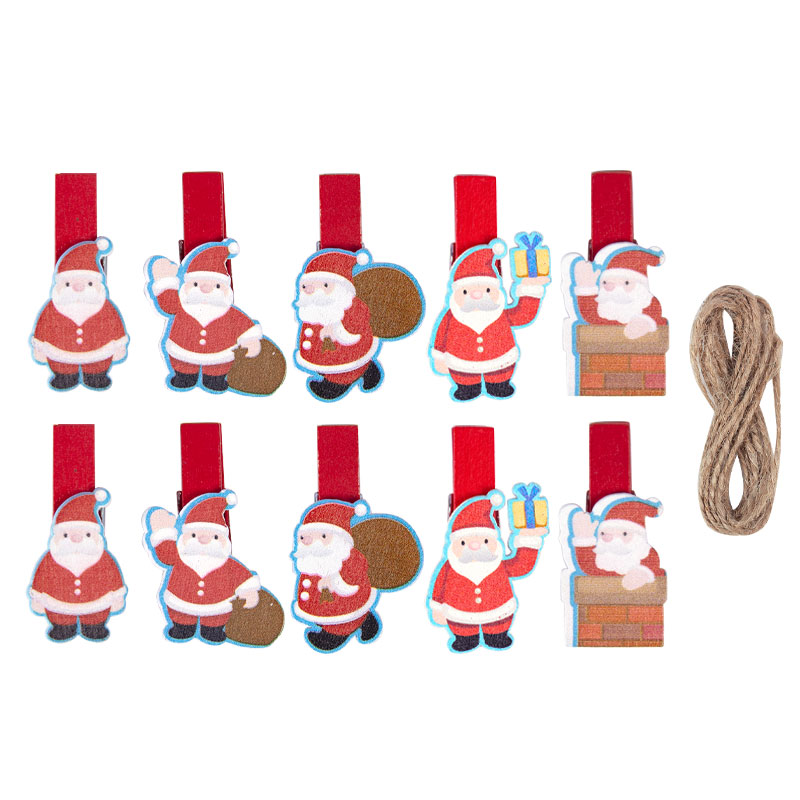 10/20ชิ้นที่หนีบแบบไม้คริสต์มา - Art And Craft Xmas Tree บทวิจารณ์และราคา