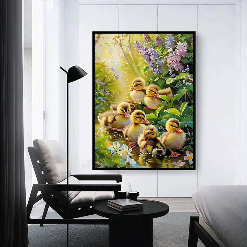 ภาพวาดเพชร 5 มิติ แบบไร้กรอบ ล - Art Craft Duck บทวิจารณ์และราคา