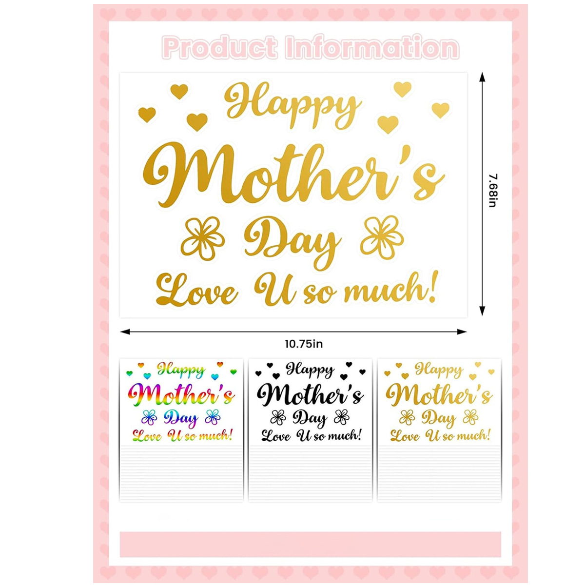 สติกเกอร์ติดลูกโป่งสำหรับงานปา - Art Craft Mother'S Day บทวิจารณ์และราคา