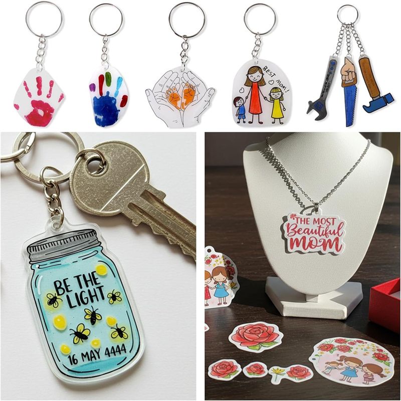 แผ่นพลาสติกหดได้ LIKE WISH ชุด - Art Craft Mother'S Day บทวิจารณ์และราคา