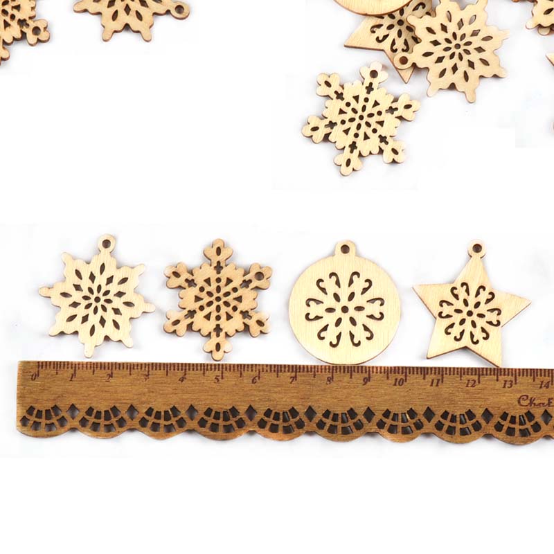 25ชิ้น34มม. แบบผสมเกล็ดหิมะ/ดา - Art And Craft Xmas Tree บทวิจารณ์และราคา
