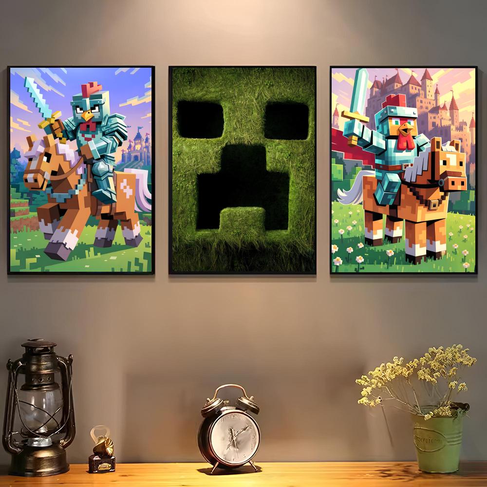 โปสเตอร์เกม Minecraft สำหรับงา - Art Craft Bar บทวิจารณ์และราคา