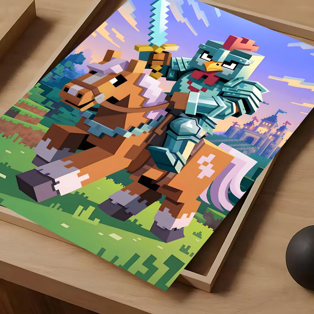 โปสเตอร์เกม Minecraft สำหรับงา - Art Craft Bar บทวิจารณ์และราคา