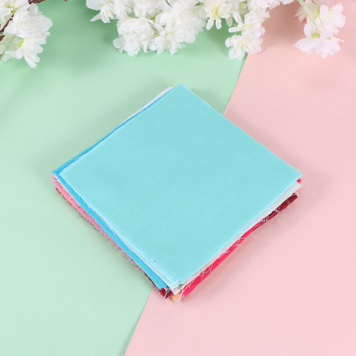 ผ้าฝ้ายปักลาย 50 ชิ้น สำหรับงา - Art Craft And Cloth บทวิจารณ์และราคา