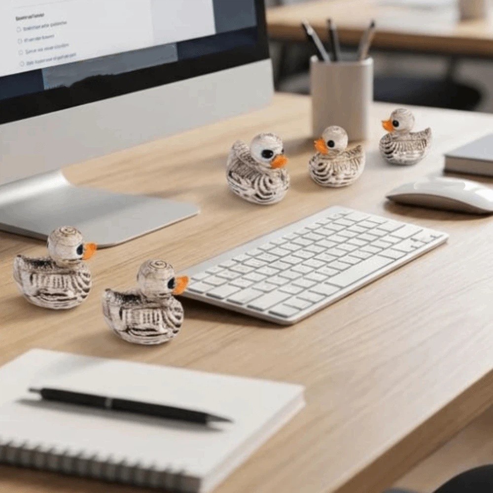 รูปปั้นเป็ดโครงกระดูกสไตล์โกธิ - Art Craft Duck บทวิจารณ์และราคา