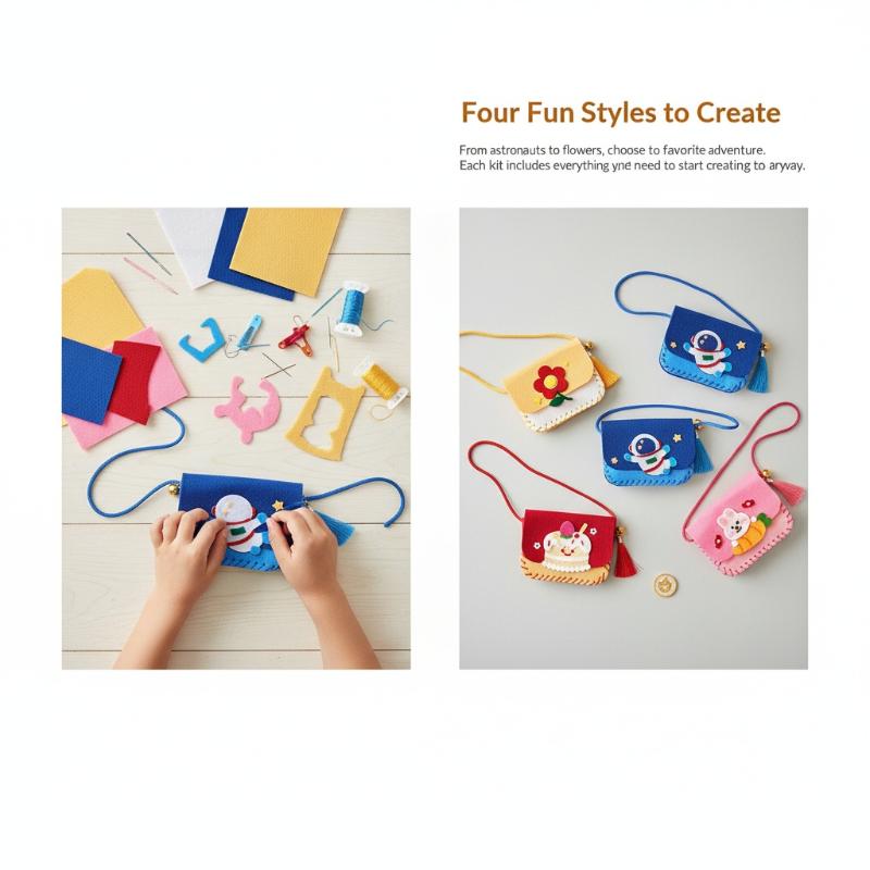 ชุดทำกระเป๋าผ้าสักหลาดสำหรับเด - Art Craft Kindergarten บทวิจารณ์และราคา