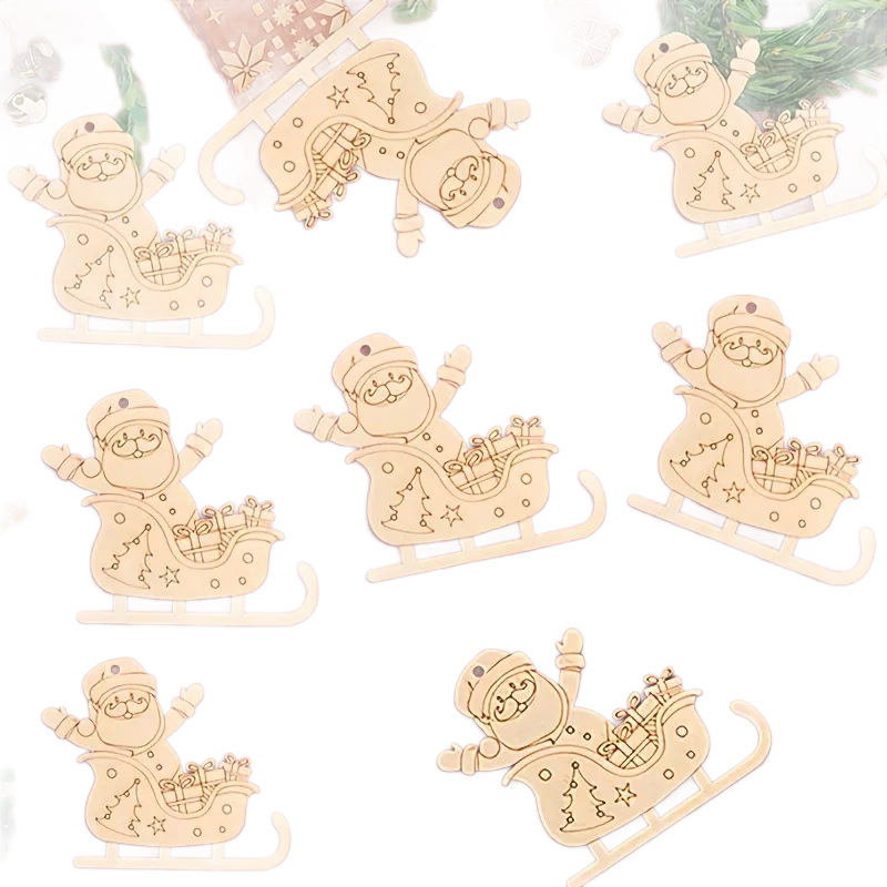 แผ่นไม้เปล่าสำหรับทาสี ตกแต่งต - Art And Craft Xmas Tree บทวิจารณ์และราคา
