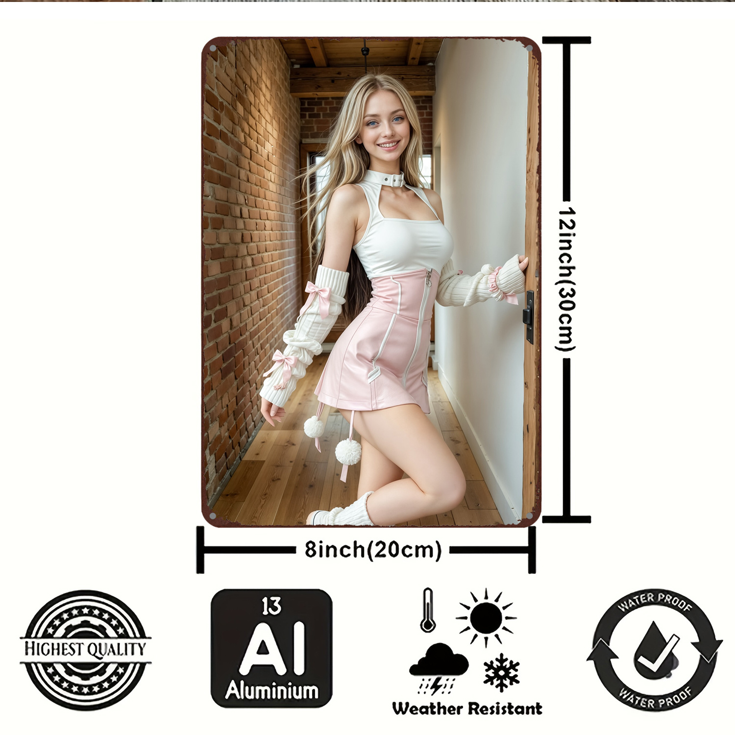 ป้ายโลหะวินเทจ 2 มิติ, ของตกแต - Art Craft Bar บทวิจารณ์และราคา