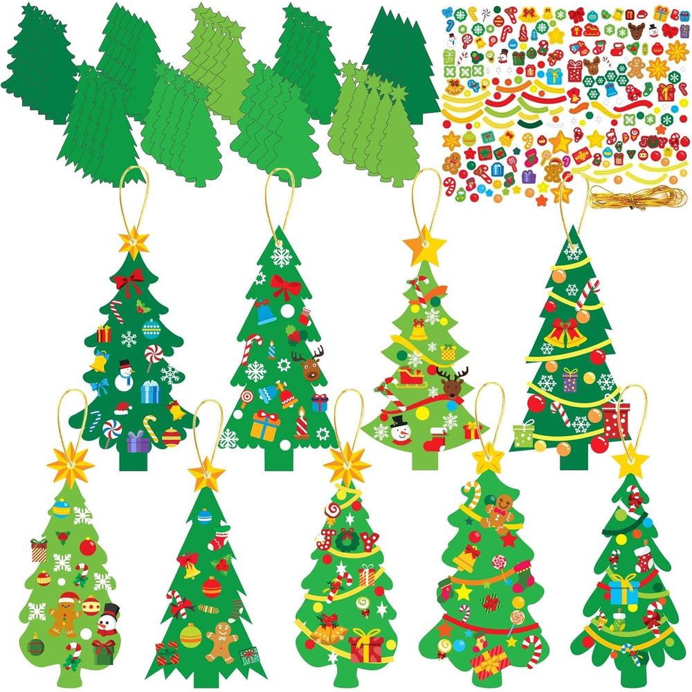 DIY 945 ชิ้น ชุดงานฝีมือต้นคริ - Art And Craft Xmas Tree บทวิจารณ์และราคา