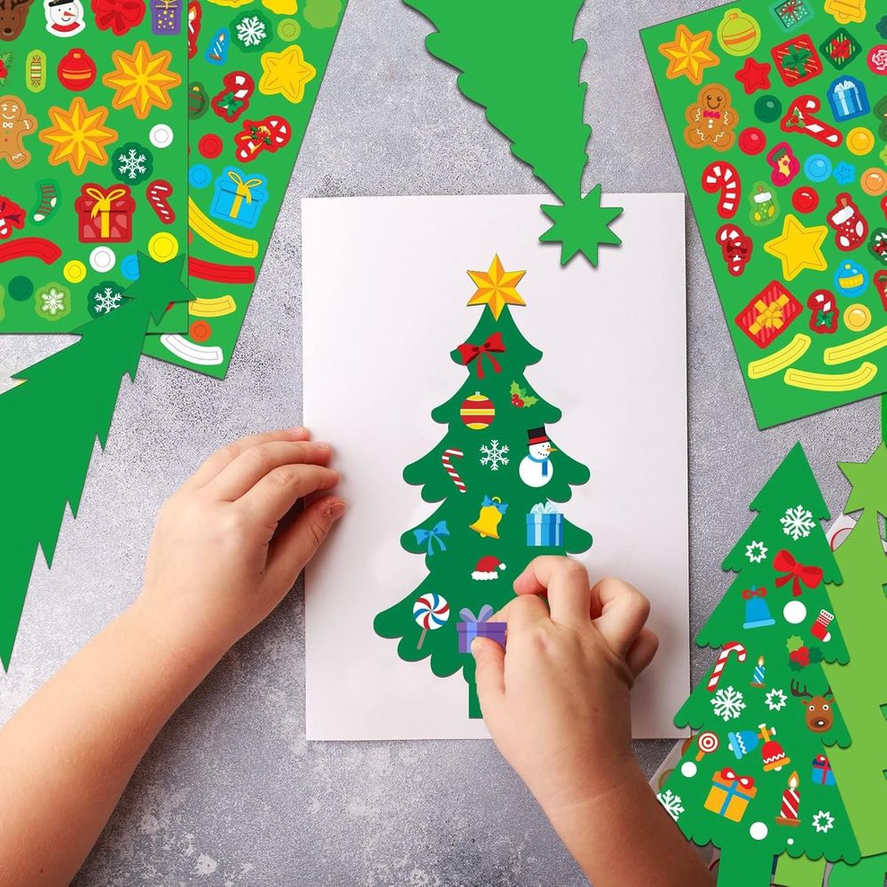 DIY 945 ชิ้น ชุดงานฝีมือต้นคริ - Art And Craft Xmas Tree บทวิจารณ์และราคา