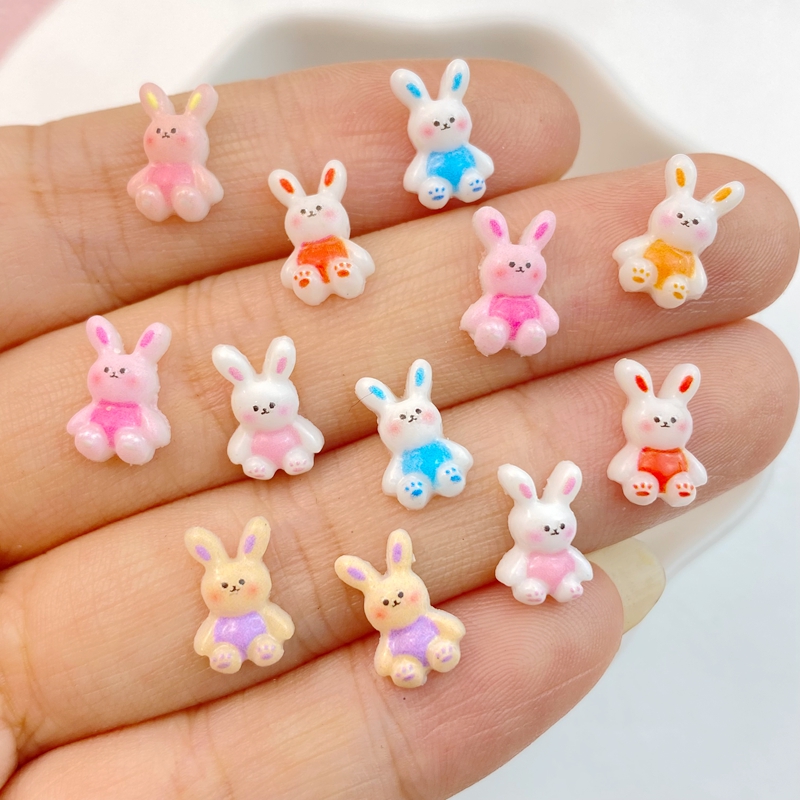 เรซิ่นเล็บผสมใหม่50ชิ้นเสน่ห์ข - Art Craft Rabbit บทวิจารณ์และราคา