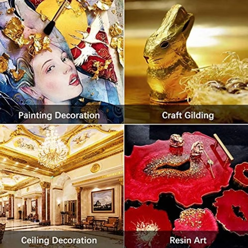 กระดาษฟอยล์ทองแดงสีทอง/เงิน/ทอ - Art Craft With Leaves บทวิจารณ์และราคา