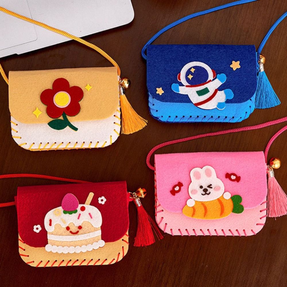 น่ารัก Felt Felt กระเป๋าทําชุด - Art Craft Kindergarten บทวิจารณ์และราคา